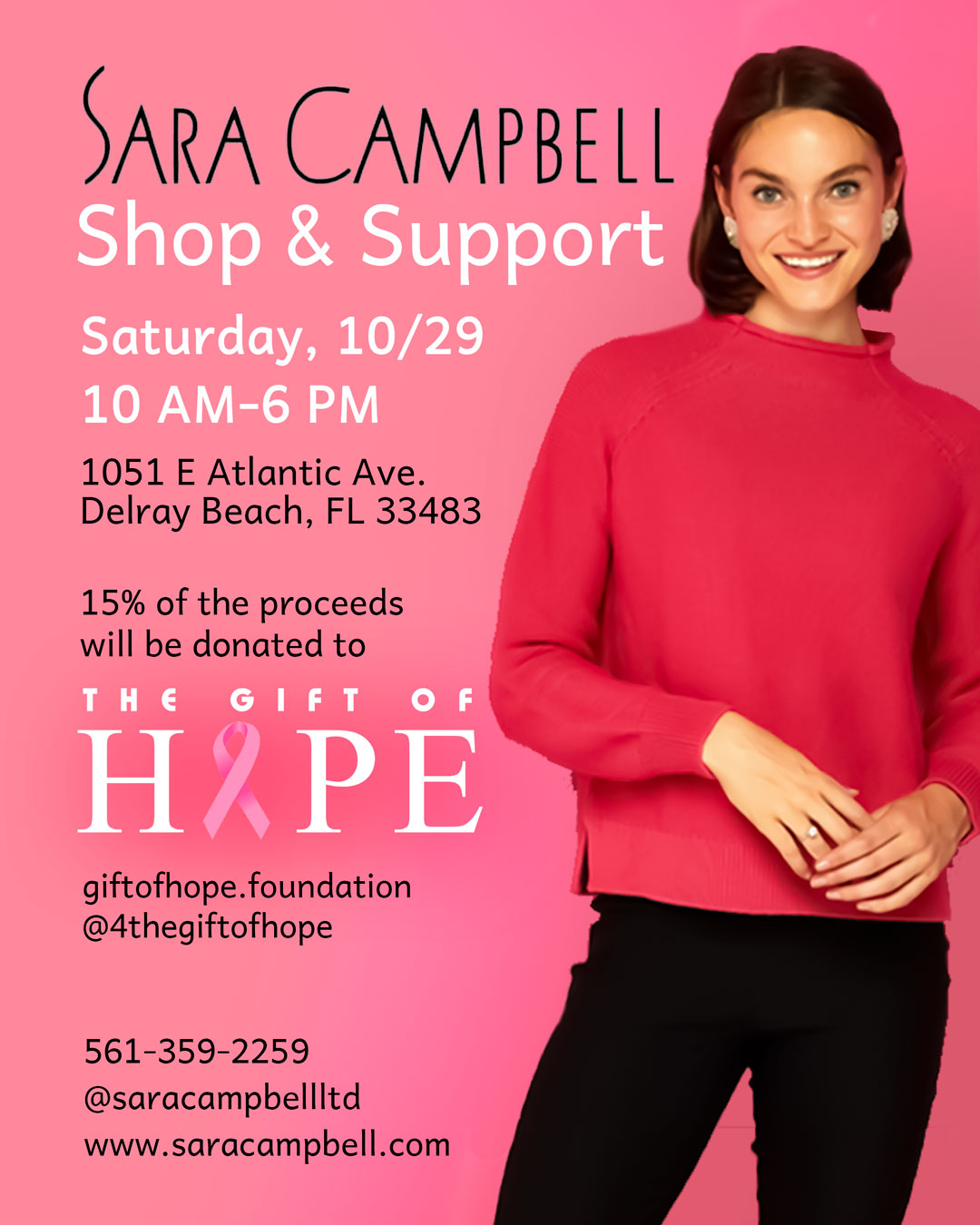 sara Campbell Shop & Support - Gift of Hope Foundation